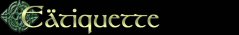 E&auml;tiquette - La Netiquette di E&auml;